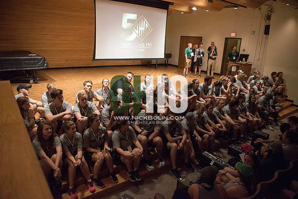 Ohio University Marching 110 Training Camp 2017