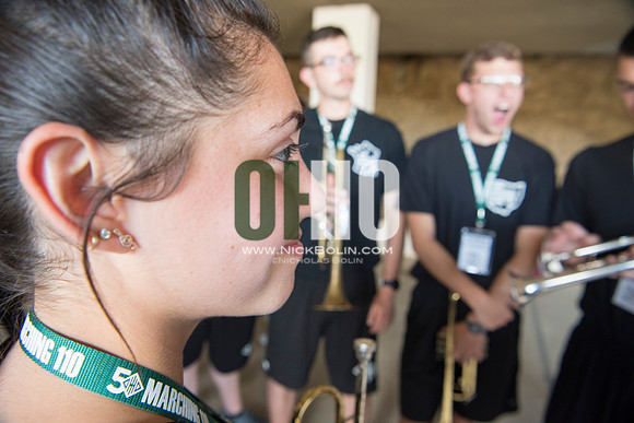 Ohio University Marching 110 Training Camp 2017