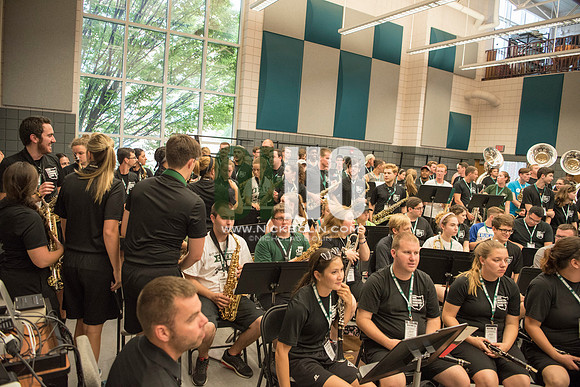 Ohio University Marching 110 Training Camp 2017