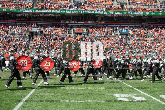 Ohio University Marching 110 Browns 2018